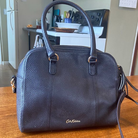 Cath Kidston Black Leather Purse - Picture 1 of 4